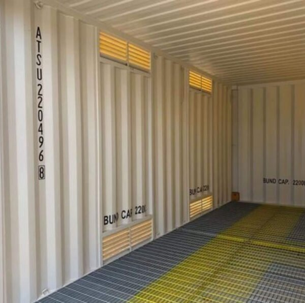 30ft x 8ft shipping container (one trip) – yellow 30ft x 8ft shipping container (one trip) – yellow