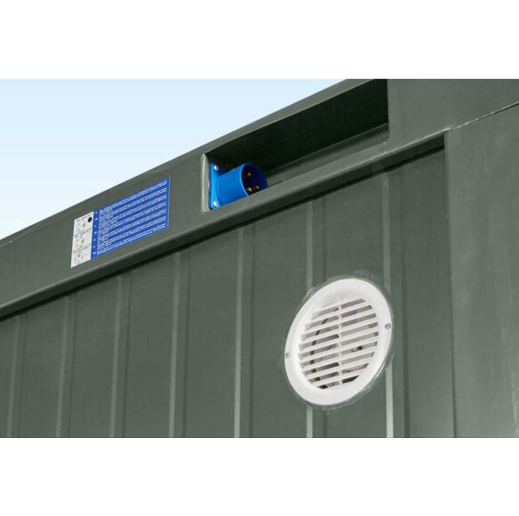 1+1 double mains toilet 8ft x 5ft (bottle green) 1+1 double mains toilet 8ft x 5ft (bottle green)