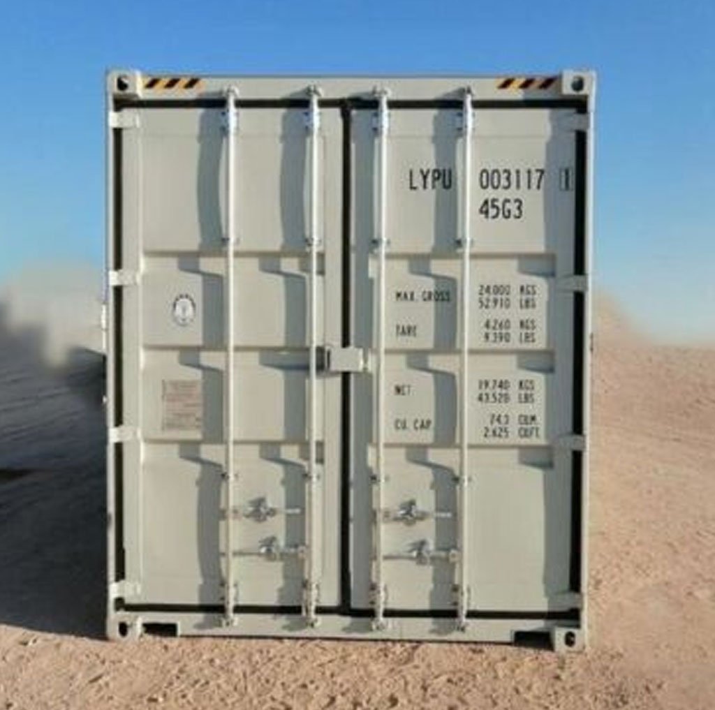 40 ft high cube container with double doors 40 ft high cube container with double doors