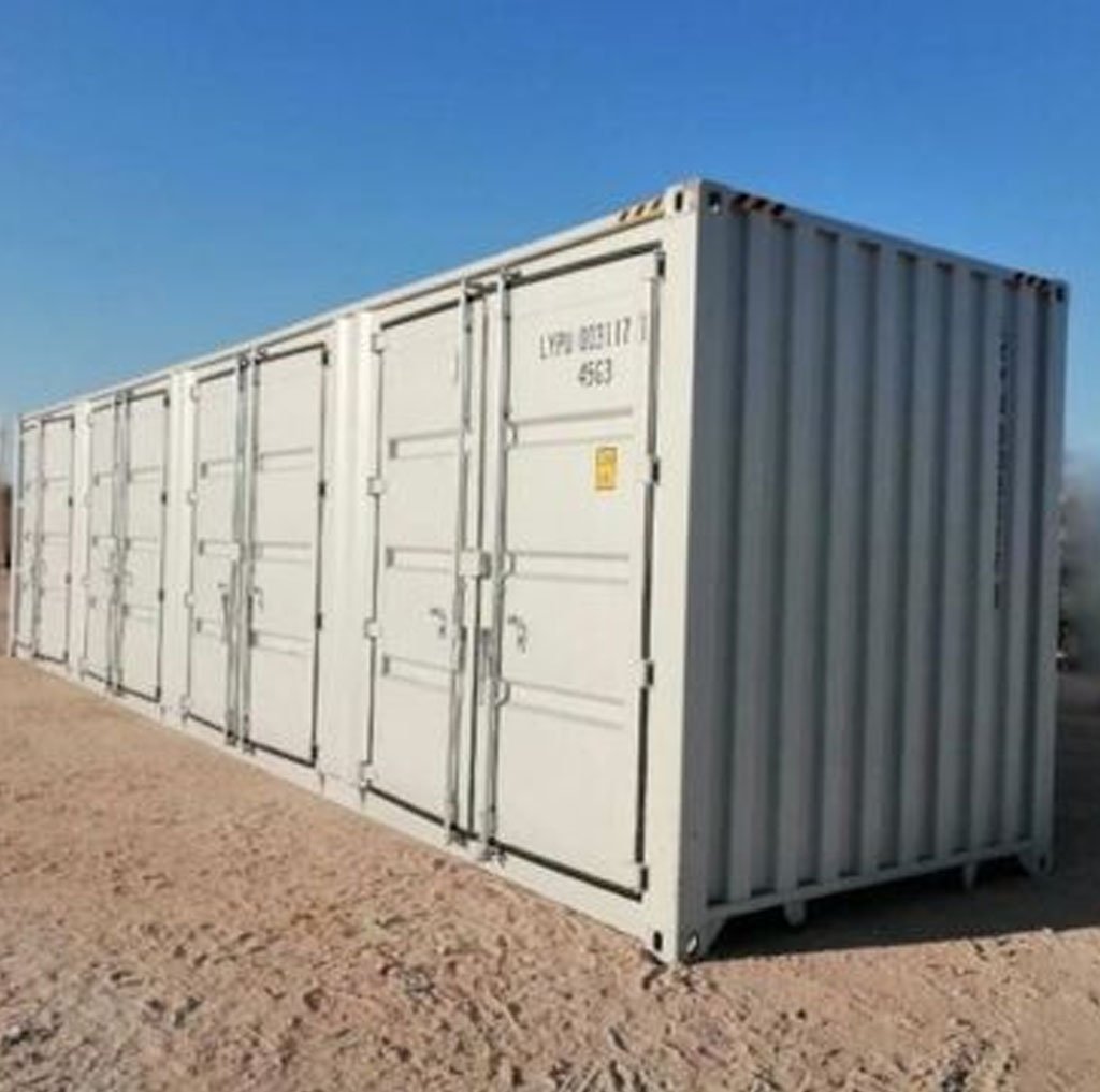 40 ft high cube container with double doors 40 ft high cube container with double doors